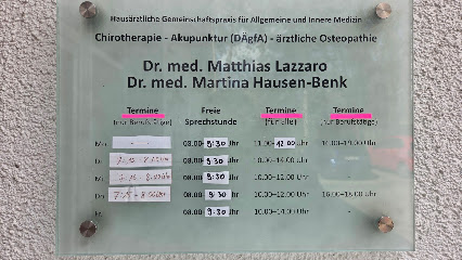 Gemeinschaftspraxis Dr. Lazzaro & Dr. Hausen-Benk