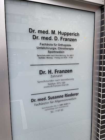 Orthopädische Facharztpraxis Dr. med. Daniel Franzen und Dr. med. Daniel Weisenstein